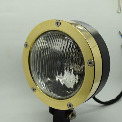 China Brass Ring Aluminum Housing Aluminum Housing Ring Around Custom Headlight Lamps Brass For Cafe Racer Motorcycle Project for sale