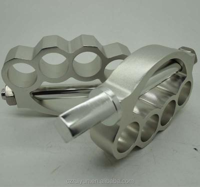 China Aluminum Knuckle Foot Pegs Cafe Racer Motorcycle Foot Peg Te koop