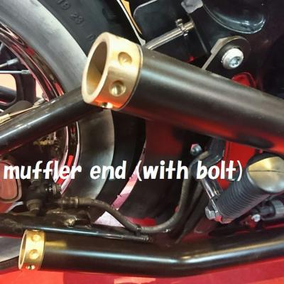 China Popular Motorcycle Muffler Brass End Caps Custom Brass Popular Motorcycle Muffler End Caps Motorcycle Muffler End Caps for sale