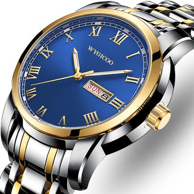 China Tangan Grosir Toptan Saat Lote De Relojes Por Mayor Men Luxury Steel Import China Jam OEM Full Custom Logo Calendar WYGICOO Watches Wholesale for sale