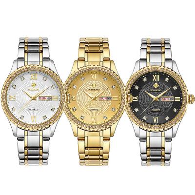 China OEM Automatic Relojes Oro Reloj Dorado Date WYGICOO Automatic or Stainless Steel 18K Gold Luxury Customized Mens Watch For Men Wrist for sale