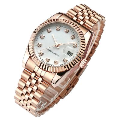 China Custom Power Reserve WYGICOO Ladies Stainless Steel Womens Alloy Watch For Women for sale