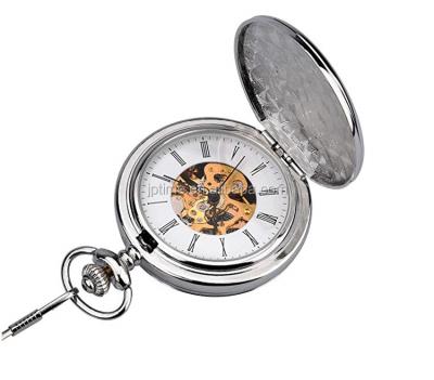 China 2018 Water Resistant Watch Factory Vintage Erotic Skeleton Mechanical Pocket Watch for sale