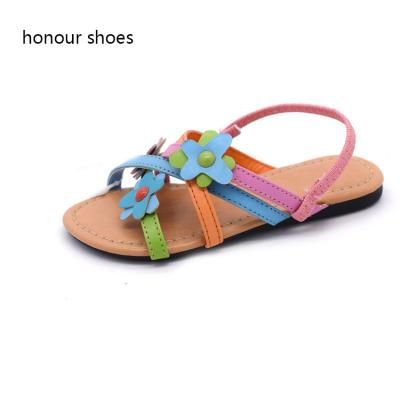 China Fashion \ Comfortable Wholesale Cheap Children \ Durable Girls Sandals Flower Cute Summer Jelly Shoes for sale