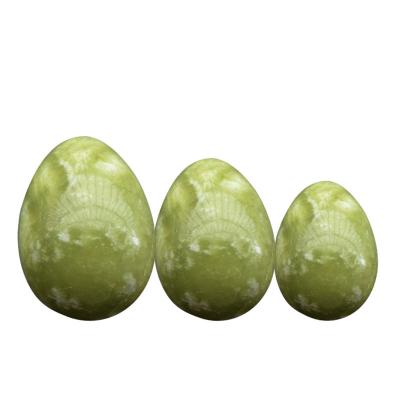 China China three size drilled vaginal exercise nephritis jade yoni egg wholesale yoni eggs for sensual healing for sale