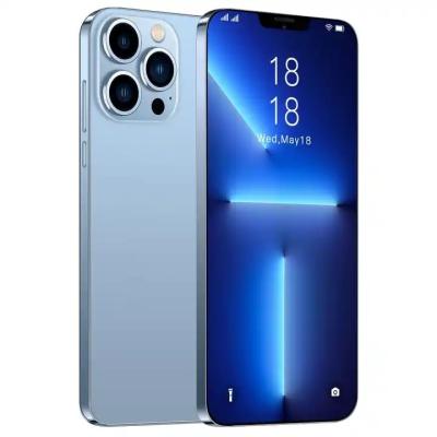 China Max Dual SIM Card Hot i13 Pro 6.7 inch 16GB+512GB Android Smartphone 10 Core 5G LEFT Phone 3 Camera Face ID Unlocked Version Mobile Phone for sale