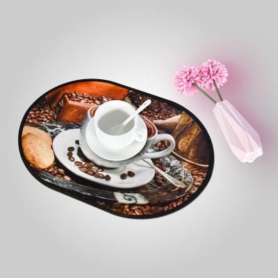 China New design pp table mat waterproof /printed pp material plastic rectangular place mat for sale