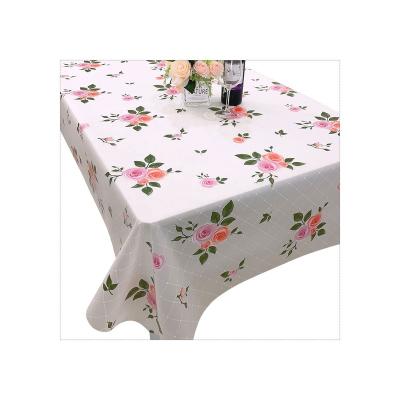 China Factory Direct Sales New EVA Waterproof Rectangular Tablecloth Waterproof Oil Proof Table Cover Cloth 20m*140cm for sale