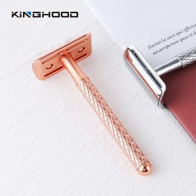 China Private Label Modern Twin Face Blade Stainless Steel Eco Friendly Safety Razor For Men for sale