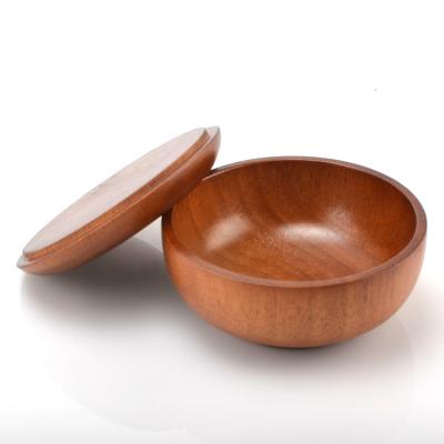 China Wooden Single Blade Custom Shaving Soap Bowl for sale