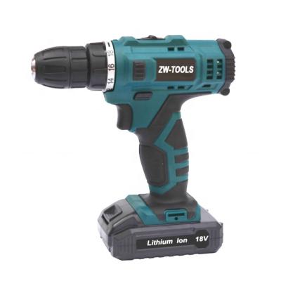 China 18V Lithium Cordless Drill Driver Reachrgeable Screwdriver Lithium Cordless Drill Driver ZW-CDLI04 for sale