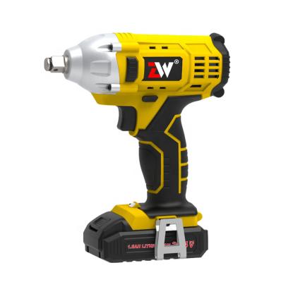 China Machine- the impact wrench 20V 2.0/3.0/4.0Ah ZW-CIW26 Cordless Li-ion Impact Wrench for sale