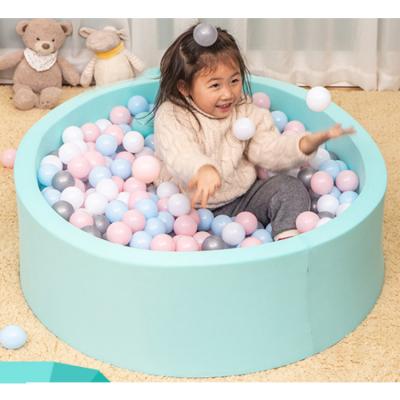 China Eco-friendly Material Indoor Playground Baby Foam Round Ball Pit/Baby Play Ball Pit/Baby Ball Soft Pit for sale