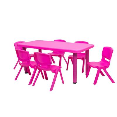 China Quality Assurance Colored Eco - Friendly Universal Plastic Kids Reading Table And Chairs for sale