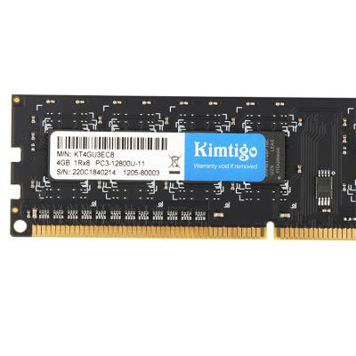 China Kimtigo Best Price 1.2V Voltage 1600mHz DDR3 4GB Desktop 3 Year Warranty Time for sale