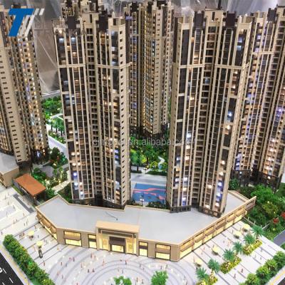 China Real Estate showing new design architectural building for apartment building, miniature model homes for sale