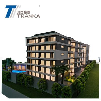 China Miniature Minimalist Apartment Design Miniature Model for Land Developer, 2d Study Drawings Available for sale