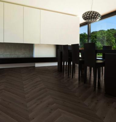 China Modern UV Lacquer Chevron Oak Wood Flooring Hotel Projects Household Timber Multilayer Hardwood Flooring Shunyang Floors 20372 for sale