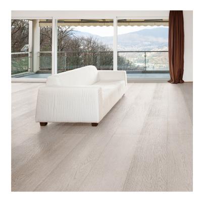 China Modern Factory Direct White Brushed UV Lacquer Engineered Wood Flooring Hotel Projects Residential Wood Flooring Shunyang Floors 20510 for sale