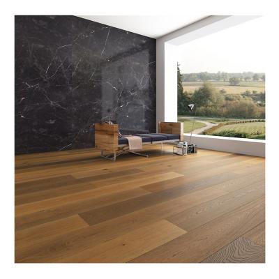 China Latest Modern Brown Smoked Color Oil UV Engineered Hardwood Flooring Oak Timber Timber Flooring Shunyang Monte Isola for sale