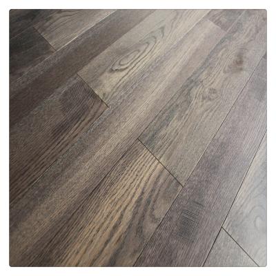 China Contemporary Brushes European Engineered White Oak Flooring for sale