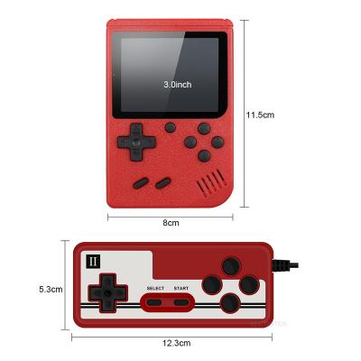 China Portable Mini Handheld Video Game Console 3.0 Inch Color LCD Display 8 Bit Kids Color Game Player Built-in 400 Games 3.0