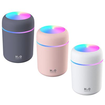 China Essential Oil Diffuser USB Ultrasonic Humidifier Car Air Mist Maker Cool Purifier with Night Light Car Desktop Portable Humidifier for sale