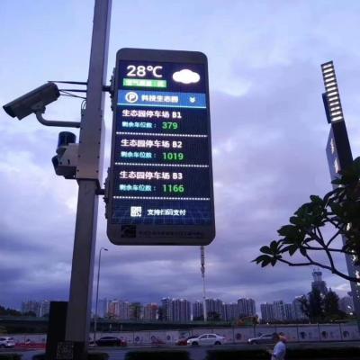 China Lamp Post Led Display High Brightness High Stable Lamp Pole Advertising Led Display for sale