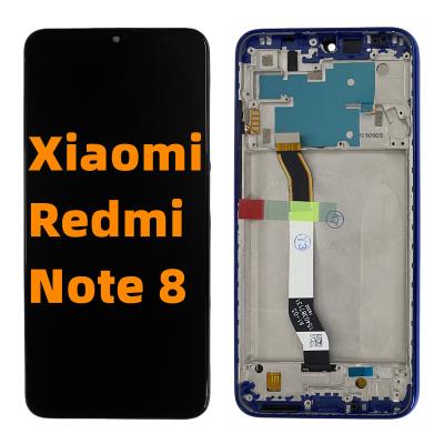 China For Xiaomi Redmi Note 8 LCD with Frame 6 Original OEM Mobile Phone Display Digitizer Assembly Replacement LCDs Parts .3 inches for sale