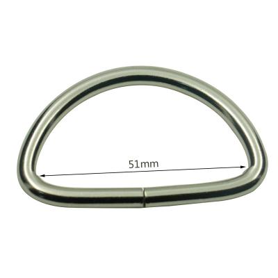 China Durable Wholesale Custom Welded Waist Belt Hardware Stainless Steel Strap Metal D-Ring O Ring Buckle for sale