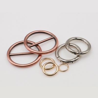 China Nickel-free metal O-rings plug loop with center bar for sale