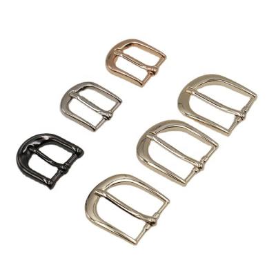 China Single Brass Metal Pin Buckle Pin Bag Shoe 30mm 20mm 1/2 Matt Black Gun Belt Durable Pure Metal Fork Strap from Shengzhen for sale