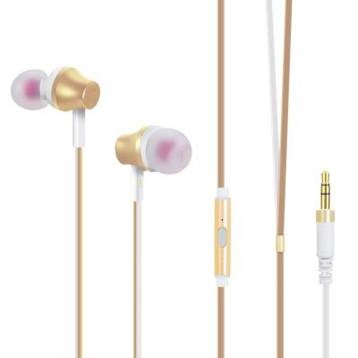 China Dual Color Cables Custom Electronics Compatible With Metal Earplugs Dynamic Stereo OEM Wired Earphone for sale