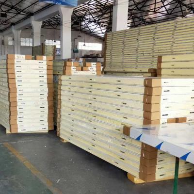 China Good Price Traditional Cold Room Manufacturers Polyurethane Sandwich Panel For Cold Room Floor And Wall for sale