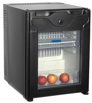 China Electronic Single-Temperature Mini Refrigerator With Glass Door for sale