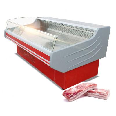 China Single-Temperature Commercial Serve Fresh Meat and Vegetable Preservation Seafood Refrigeration Display Cabinet for sale