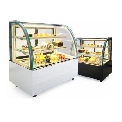 China Single-temperature Green&Health Chocolate Display Refrigerator Used Refrigerator Glass Door Bakery Equipment Energy Saving Prices for sale