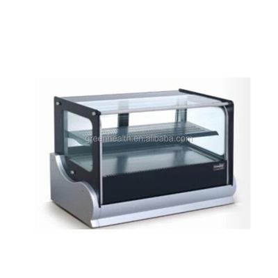 China Commercial Wholesale Single-temp Table Top Marble Display Showcase For Bakery for sale