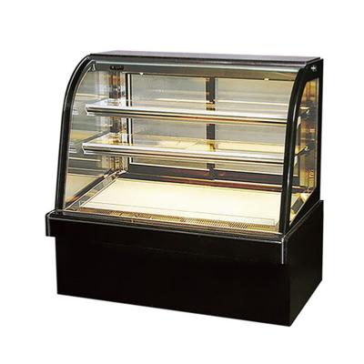 China Single-temperature 6 Feet Curve Glass Door Pastry Showcase Bakery Display Cabinet Cake Refrigerator For Sale for sale