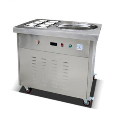 China Single-temperature Green&health Thailand single pan rolled fried ice cream roll machine Philippines for sale for sale