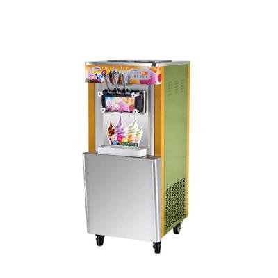 China Single-temperature vertical advaced LCD to display vending soft ice cream machine for sale