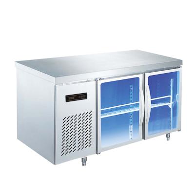 China Green&Health Stainless Steel Commercial Stainless Steel Under Counter Fridge Freezer for sale