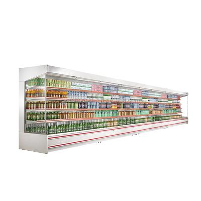 China Double-temperature VEGETABLE DISPLAY CHILLER/Commerical supermarket display fridge showcase /beverage display refrigerator for sale