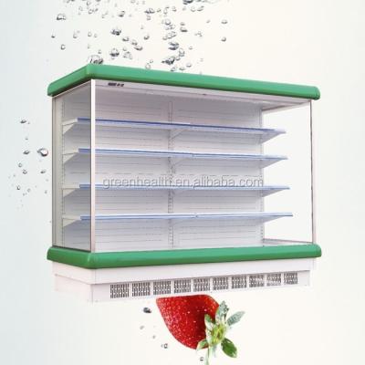 China Single-temperature plastic open fridge open cold/style built-in multideck/supermarket open cooler made in China for North America market for sale