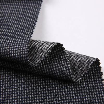 China TR Double Faced 300GSM Woven Men's Suit Material Double Faced Polyester High Quality Rayon Dye Single Suit Material Fabric For Men for sale