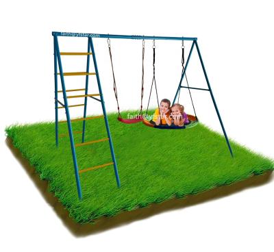 China Over 3 Months Kids Prices Nest Playground Cheap Outdoor Gym Home Gym Equipment Jungle Fitness Swing Chair With Ladders For Kids for sale