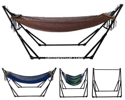 China Best quality portable camping hammock chair 3 way contemporary hammock with storage bag indoor outdoor free standing hammock for sale for sale