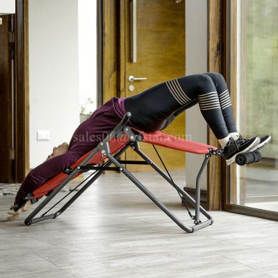 China Fit Factory Hot Selling Abdominal Lounge With Post Roller At Home Fitness Foldable And Portable XK-039 - for sale