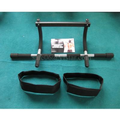 China Turn Your Door Into A Total Gym Door Use Convenient Home Door Chin Up Bar Fitness Gym Equipment Tandem Up Dip Bar TK-035 for sale