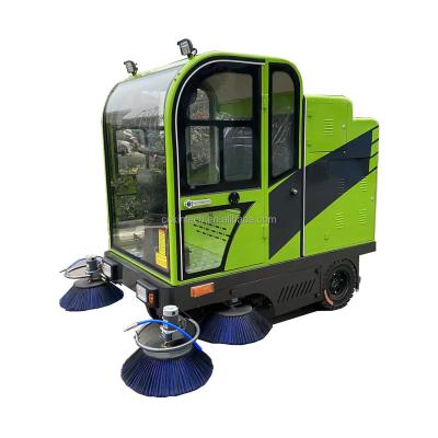 China Road cleaning environmental friendly three wheel electric road sweeper, replacing 8-15 workers with sweeping width 2000 mm for sale